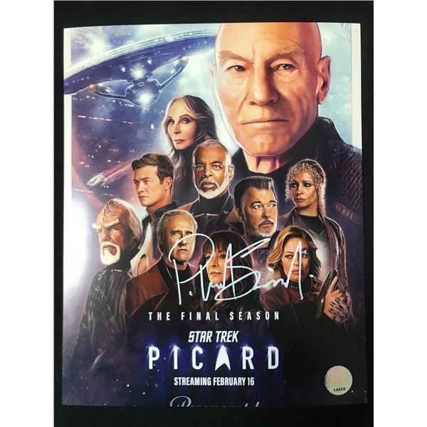 PATRICK STEWART SIGNED 8 X 10 (KB COA)