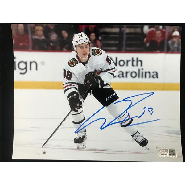CONNOR BEDARD SIGNED 8 X 10 (ACE COA)