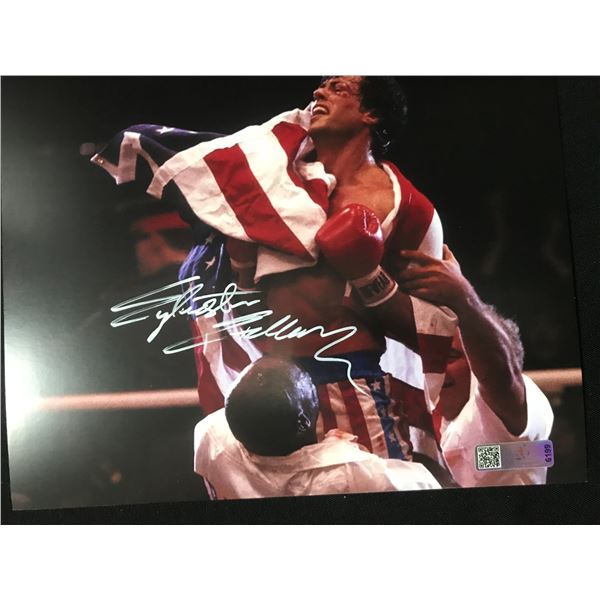 SYLVESTER STALLONE SIGNED ROCKY 8 X 10 (KB COA)