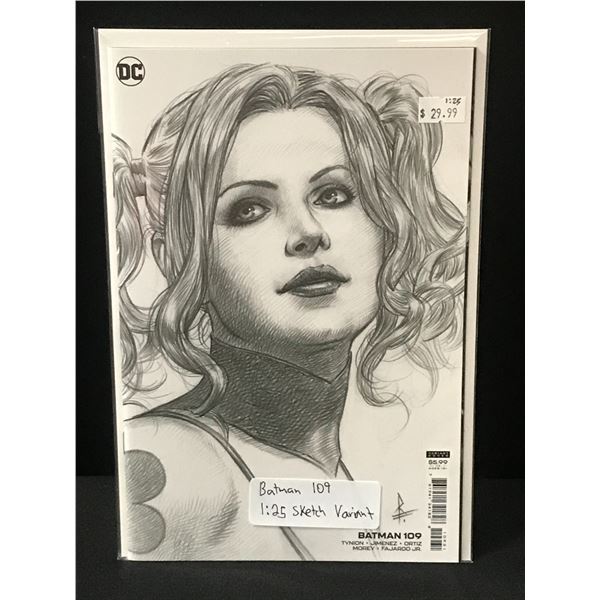 BATMAN #109 1:25 SKETCH VARIANT - DC COMICS