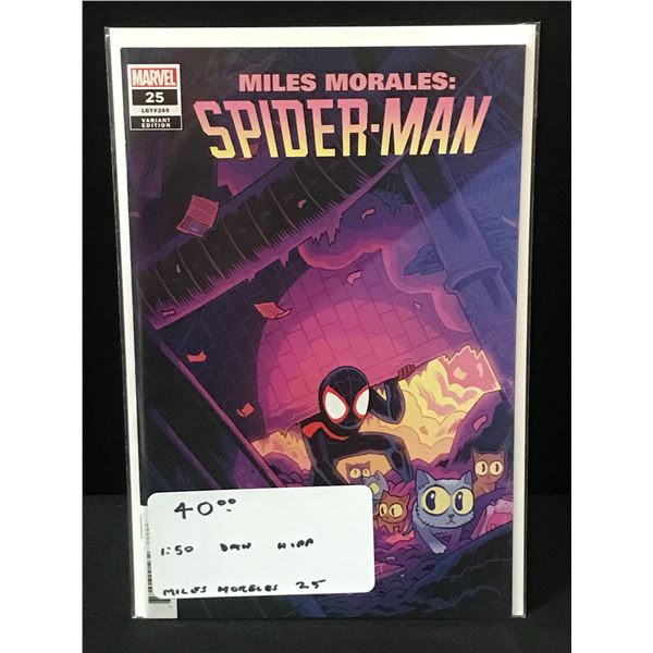 MILES MORALES SPIDERMAN #25 1:50 VARIANT - MARVEL COMICS