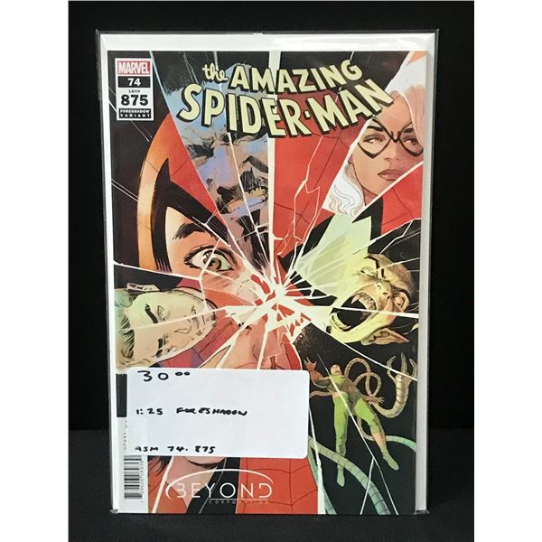 THE AMAZING SPIDERMAN #74.875 1:25 FORESHADOW VARIANT - MARVEL COMICS