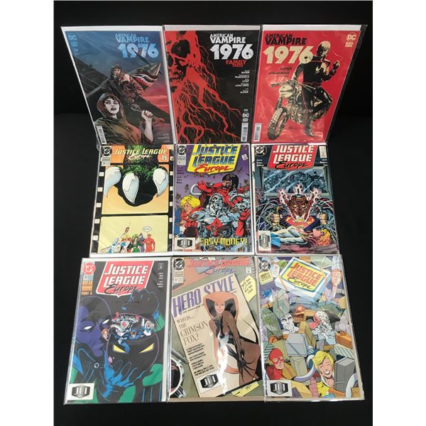 LOT OF 9 DC COMICS - VARIOUS TITLES