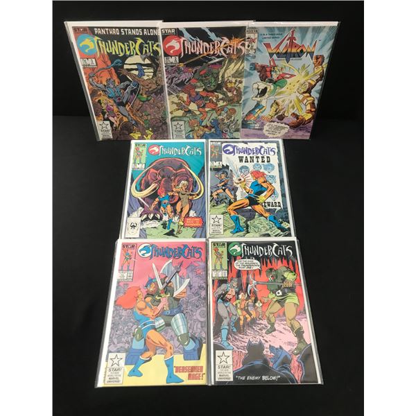 LOT OF 7 STAR COMICS - PRIMARILY THUNDERCATS