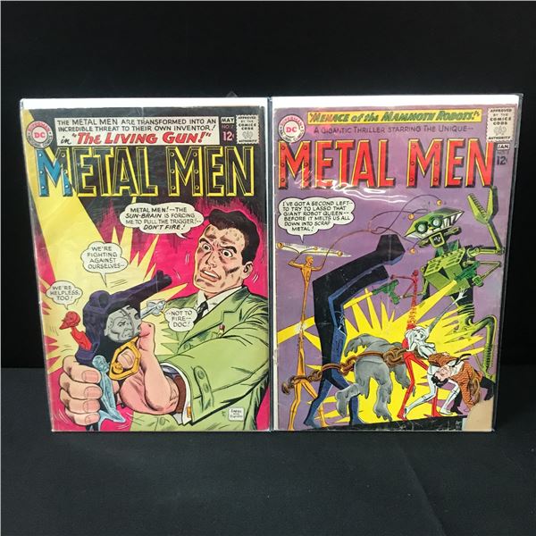 LOT OF 2 METAL MAN COMICS - DC COMICS