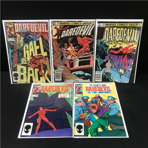LOT OF 5 DAREDEVIL COMICS - MARVEL COMICS