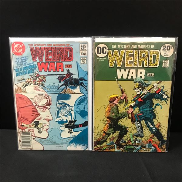 LOT OF 2 WEIRD WAR COMICS - DC COMICS