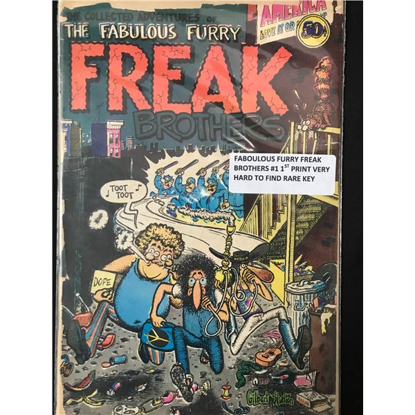 1ST PRINTING FABULOUS FREAK BROTHERS NO.1