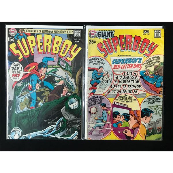 DC COMICS SUPERBOY SILVER AGE COMIC BOOK LOT