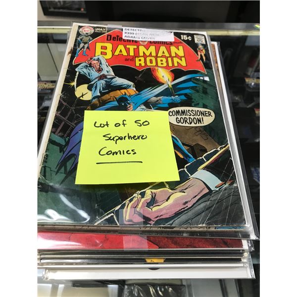 LOT OF 50 SUPERHERO COMIC BOOK LOT