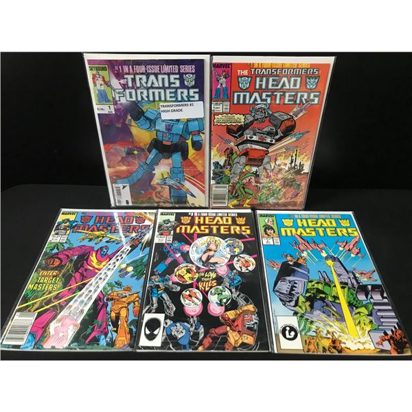 AMARVEL COMICS TRANSFORMERS COMIC BOOK LOT