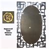 Image 4 : 1970’S ERA BRUTALIST OVAL WALL MIRROR SCULPTURE