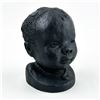 Image 1 : AFRICAN CHILD ART SCULPTURE MOSES CLAY HEAD BUST