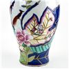 Image 14 : LARGE PORCELAIN TRUMPET STYLE TOBACCO LEAF VASE