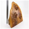 Image 12 : BEAR PAWS TRACKS WOOD CARVING ART SCULPTURE