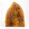 Image 3 : BEAR PAWS TRACKS WOOD CARVING ART SCULPTURE