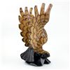 Image 3 : VINTAGE HAND CARVED WOODEN 13” EAGLE SCULPTURE