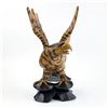 Image 6 : VINTAGE HAND CARVED WOODEN 13” EAGLE SCULPTURE