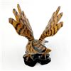 Image 9 : VINTAGE HAND CARVED WOODEN 13” EAGLE SCULPTURE