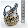 Image 11 : HAND BLOWN CONFETTI ART GLASS PITCHER - SIGNED