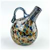 Image 1 : HAND BLOWN CONFETTI ART GLASS PITCHER - SIGNED