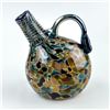 Image 4 : HAND BLOWN CONFETTI ART GLASS PITCHER - SIGNED