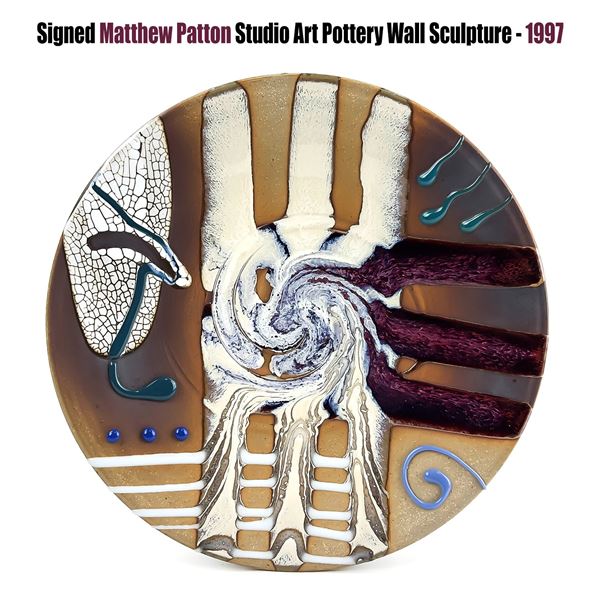 SIGNED MATTHEW PATTON ORCAS ISLAND POTTERY ART