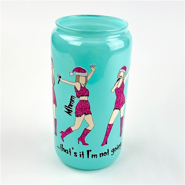 TAYLOR SWIFT I’M NOT GOING GLASS OR PENCIL HOLDER