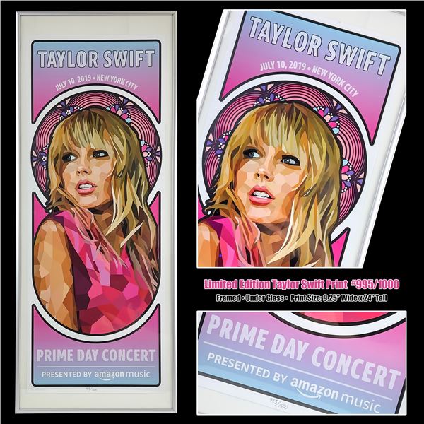 TAYLOR SWIFT AMAZON PRIME DAY POSTER - #995/1000