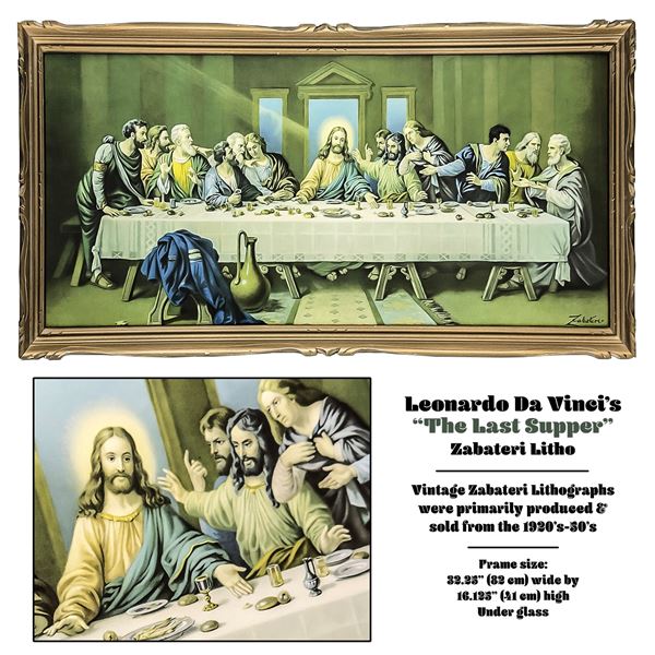 20’S-50’S ERA LEONARDO DA VINCI’S THE LAST SUPPER