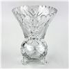 Image 6 : VINTAGE FOOTED IMPERLUX CRYSTAL FLOWER VASE
