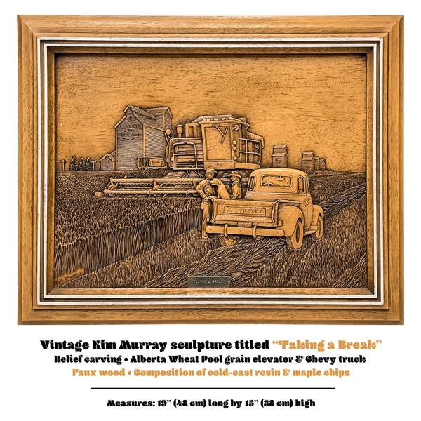 KIM MURRAY ART SCULPTURE - ALBERTA WHEAT POOL