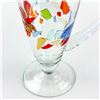Image 8 : HAND BLOWN GLOBAL AMICI ART GLASS WATER PITCHER