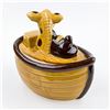 Image 6 : CERAMIC GIFTCRAFT NOAHS ARK COOKIE JAR SCULPTURE