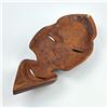 Image 6 : 16.5” FACE MASK WOOD CARVING SCULPTURE - SIGNED