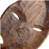 Image 7 : 16.5” FACE MASK WOOD CARVING SCULPTURE - SIGNED