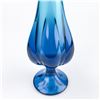 Image 10 : VIKING EPIC BLUENIQUE SWUNG GLASS VASE - 6 PETAL