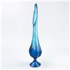 Image 2 : VIKING EPIC BLUENIQUE SWUNG GLASS VASE - 6 PETAL