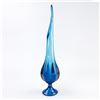 Image 3 : VIKING EPIC BLUENIQUE SWUNG GLASS VASE - 6 PETAL