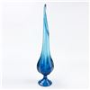 Image 7 : VIKING EPIC BLUENIQUE SWUNG GLASS VASE - 6 PETAL