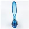 Image 9 : VIKING EPIC BLUENIQUE SWUNG GLASS VASE - 6 PETAL