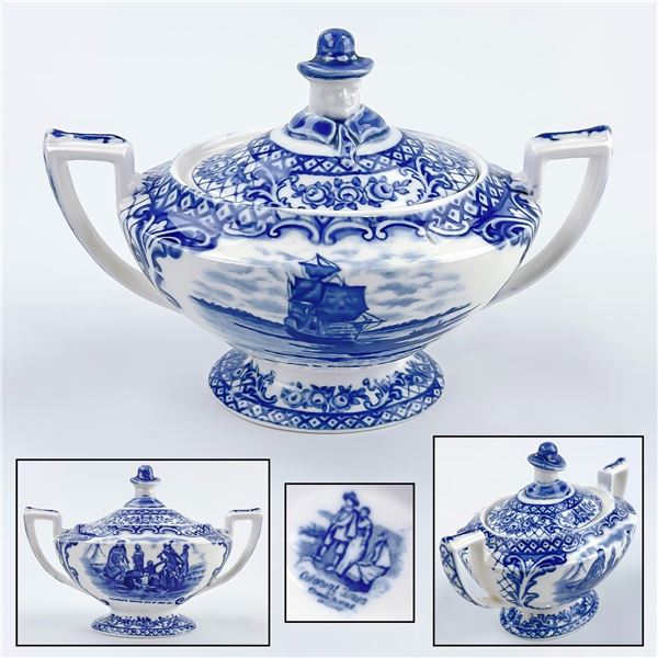 COLONIAL TIMES 1930’S CROWN DUCAL SUGAR BOWL