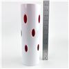 Image 8 : VTG BOHEMIAN CUT-TO-CLEAR CRANBERRY GLASS VASE