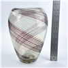 Image 10 : SPIRAL LINES ART GLASS VASE - VICKE LINDSTRAND STYLE
