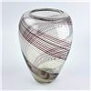 Image 1 : SPIRAL LINES ART GLASS VASE - VICKE LINDSTRAND STYLE