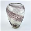 Image 4 : SPIRAL LINES ART GLASS VASE - VICKE LINDSTRAND STYLE