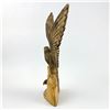 Image 3 : VTG HAND CARVED WOODEN EAGLE EAGLET SCULPTURE