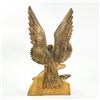 Image 5 : VTG HAND CARVED WOODEN EAGLE EAGLET SCULPTURE