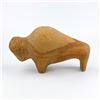Image 1 : HAND CARVED ABSTRACT BISON BUFFALO CARVING