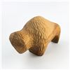 Image 2 : HAND CARVED ABSTRACT BISON BUFFALO CARVING